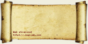 Anđela Žeravica vizit kartica